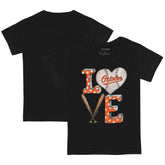 Baltimore Orioles Tiny Turnip Youth Baseball Love T-Shirt - Black - MLB Discount