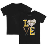 Pittsburgh Pirates Tiny Turnip Youth Baseball Love T-Shirt - Black - MLB Online
