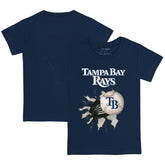 Tampa Bay Rays Tiny Turnip Youth Baseball Tear T-Shirt - Navy - MLB Sale