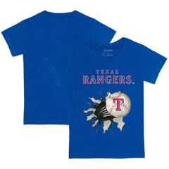 Texas Rangers Tiny Turnip Youth Baseball Tear T-Shirt - Royal - MLB Lifestyle