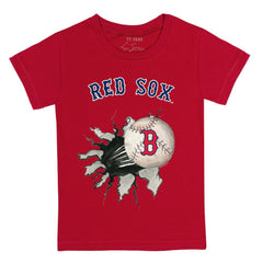 Boston Red Sox Tiny Turnip Youth Baseball Tear T-Shirt - Red - MLB Discount