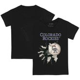 Colorado Rockies Tiny Turnip Youth Baseball Tear T-Shirt - Black - MLB on Sale