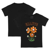 San Francisco Giants Tiny Turnip Youth Blooming Baseballs T-Shirt - Black - MLB on Sale