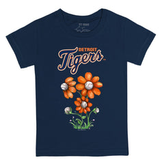 Detroit Tigers Tiny Turnip Youth Blooming Baseballs T-Shirt - Navy - MLB Online