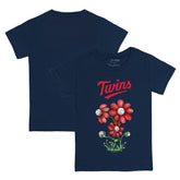 Minnesota Twins Tiny Turnip Youth Blooming Baseballs T-Shirt - Navy - MLB Discount
