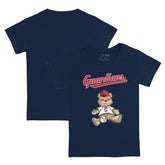 Cleveland Guardians Tiny Turnip Youth Teddy Boy T-Shirt - Navy - MLB Lifestyle