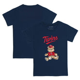 Minnesota Twins Tiny Turnip Youth Teddy Boy T-Shirt - Navy - MLB on Sale