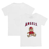 Los Angeles Angels Tiny Turnip Youth Teddy Boy T-Shirt - White - MLB Discount