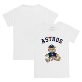 Houston Astros Tiny Turnip Youth Teddy Boy T-Shirt - White - MLB Lifestyle
