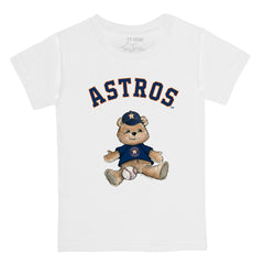 Houston Astros Tiny Turnip Youth Teddy Boy T-Shirt - White - MLB Lifestyle