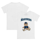 Seattle Mariners Tiny Turnip Youth Teddy Boy T-Shirt - White - MLB Lifestyle