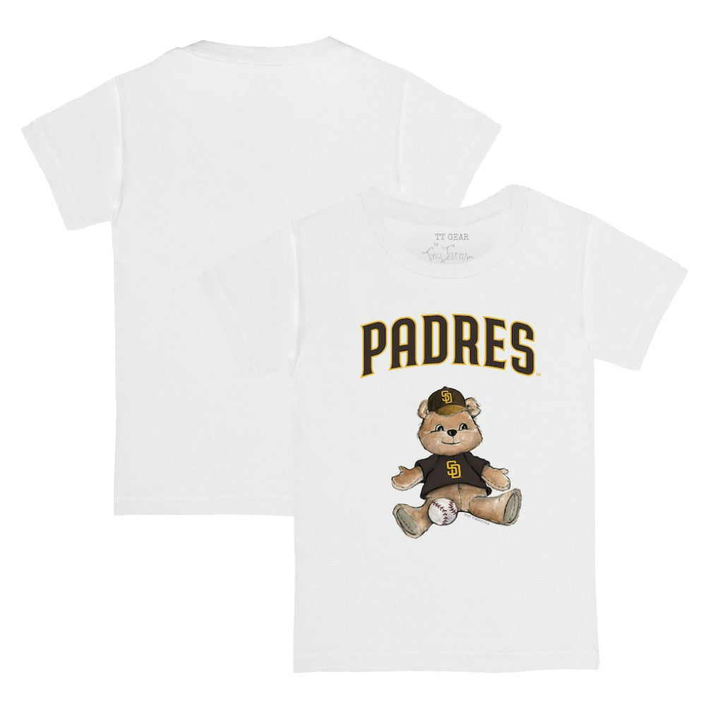 San Diego Padres Tiny Turnip Youth Teddy Boy T-Shirt - White - MLB Lifestyle