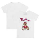 Philadelphia Phillies Tiny Turnip Youth Teddy Boy T-Shirt - White - MLB Online
