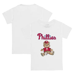 Philadelphia Phillies Tiny Turnip Youth Teddy Boy T-Shirt - White - MLB Online