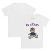 Texas Rangers Tiny Turnip Youth Teddy Boy T-Shirt - White - MLB Discount