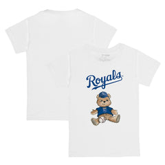Kansas City Royals Tiny Turnip Youth Teddy Boy T-Shirt - White - MLB Discount