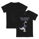 Colorado Rockies Tiny Turnip Youth Bronto T-Shirt - Black - MLB Lifestyle