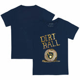 Milwaukee Brewers Tiny Turnip Youth Dirt Ball T-Shirt - Navy - MLB on Sale