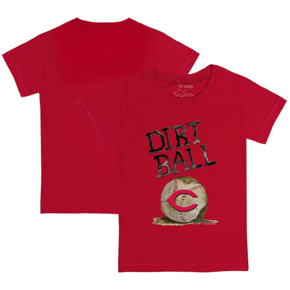 Cincinnati Reds Tiny Turnip Youth Dirt Ball T-Shirt - Red - MLB Discount