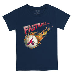 Atlanta Braves Tiny Turnip Youth Fastball T-Shirt - Navy - MLB Lifestyle