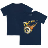 Milwaukee Brewers Tiny Turnip Youth Fastball T-Shirt - Navy - MLB Lifestyle