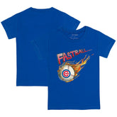 Chicago Cubs Tiny Turnip Youth Fastball T-Shirt - Royal - MLB on Sale