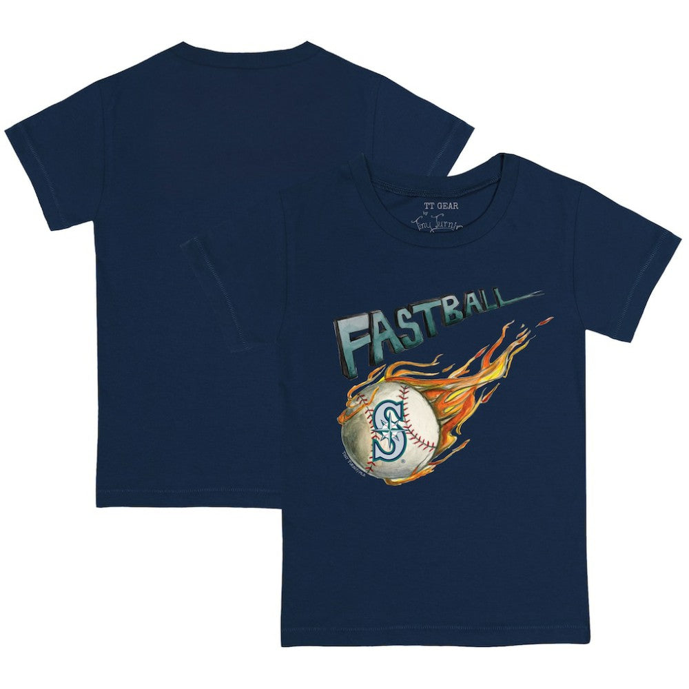 Seattle Mariners Tiny Turnip Youth Fastball T-Shirt - Navy - MLB Sale