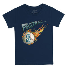Seattle Mariners Tiny Turnip Youth Fastball T-Shirt - Navy - MLB Sale