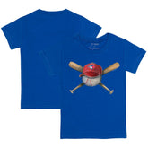 Toronto Blue Jays Tiny Turnip Youth Hat Crossbats T-Shirt - Royal - MLB Lifestyle