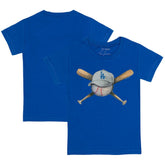 Los Angeles Dodgers Tiny Turnip Youth Hat Crossbats T-Shirt - Royal - MLB on Sale