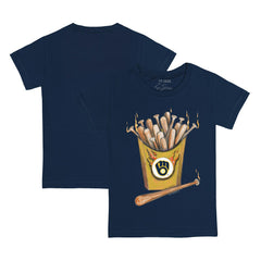 Milwaukee Brewers Tiny Turnip Youth Hot Bats T-Shirt - Navy - MLB on Sale