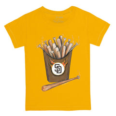 San Diego Padres Tiny Turnip Youth Hot Bats T-Shirt - Gold - MLB Online