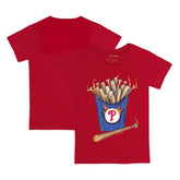 Philadelphia Phillies Tiny Turnip Youth Hot Bats T-Shirt - Red - MLB Discount