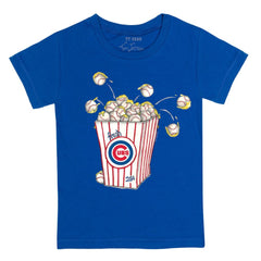 Chicago Cubs Tiny Turnip Youth Popcorn T-Shirt - Royal - MLB Sale