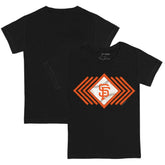 San Francisco Giants Tiny Turnip Youth Prism Arrows T-Shirt - Black - MLB Online