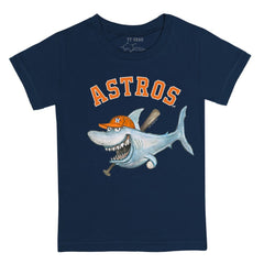 Houston Astros Tiny Turnip Youth Shark T-Shirt - Navy - MLB Lifestyle