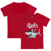 Cincinnati Reds Tiny Turnip Youth Shark T-Shirt - Red - MLB Online