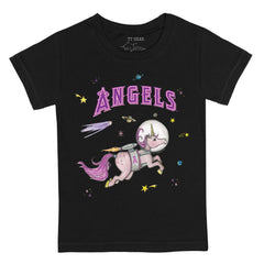 Los Angeles Angels Tiny Turnip Youth Space Unicorn T-Shirt - Black - MLB Online