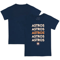 Houston Astros Tiny Turnip Youth Stacked T-Shirt - Navy - MLB Online