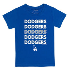 Los Angeles Dodgers Tiny Turnip Youth Stacked T-Shirt - Royal - MLB Sale