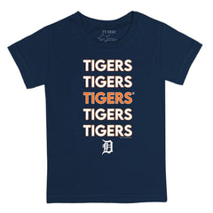 Detroit Tigers Tiny Turnip Youth Stacked T-Shirt - Navy - MLB Online