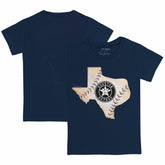 Houston Astros Tiny Turnip Youth State Outline T-Shirt - Navy - MLB Lifestyle