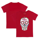 Philadelphia Phillies Tiny Turnip Youth Sugar Skull T-Shirt - Red - MLB Sale