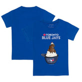 Toronto Blue Jays Tiny Turnip Youth Sundae Helmet T-Shirt - Royal - MLB on Sale
