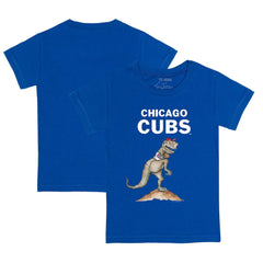Chicago Cubs Tiny Turnip Youth TT Rex T-Shirt - Royal - MLB on Sale