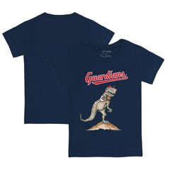 Cleveland Guardians Tiny Turnip Youth TT Rex T-Shirt - Navy - MLB on Sale