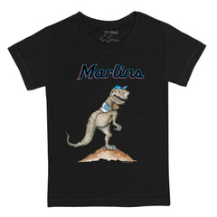 Miami Marlins Tiny Turnip Youth TT Rex T-Shirt - Black - MLB Discount
