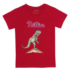Philadelphia Phillies Tiny Turnip Youth TT Rex T-Shirt - Red - MLB Lifestyle