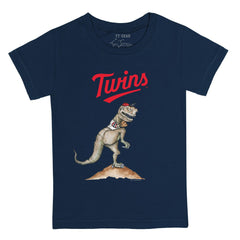 Minnesota Twins Tiny Turnip Youth TT Rex T-Shirt - Navy - MLB Discount