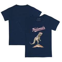 Washington Nationals Tiny Turnip Youth TT Rex T-Shirt - Navy - MLB Lifestyle